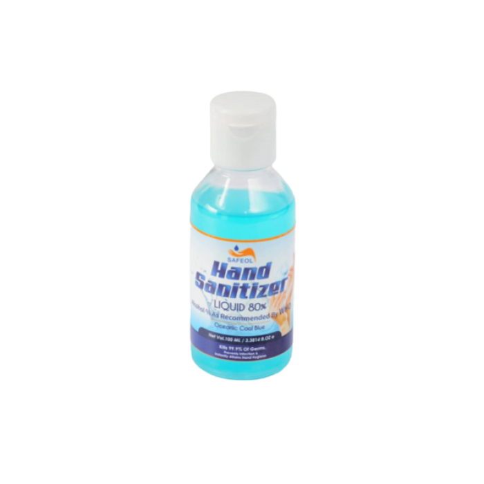 SAFEOL HAND SANITIZER LIQUID 80% 100ML